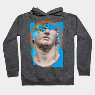 Stone and Feather Digital Collage - Birds Fly Hoodie